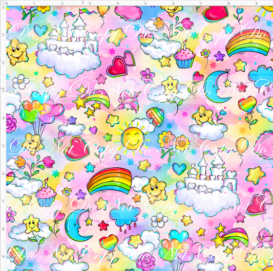 Snuggly Bears - Coordinate- Rainbow - Small Scale