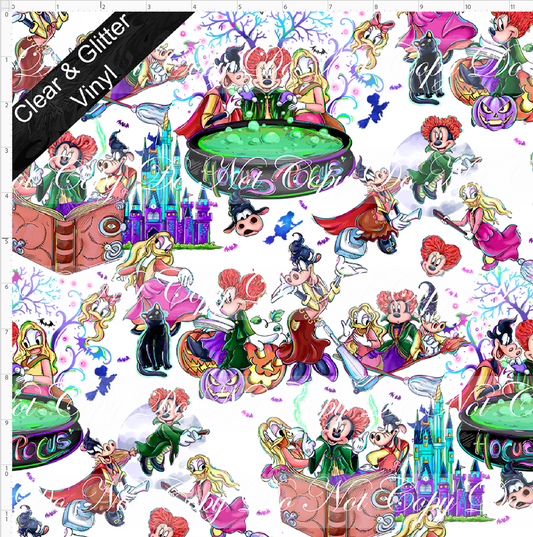 Spellbinding Sisters-Main-Regular Scale-CLEAR & GLITTER VINYL