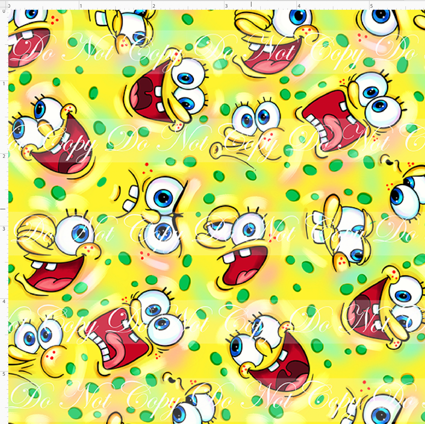 Square Pants - faces - small scale