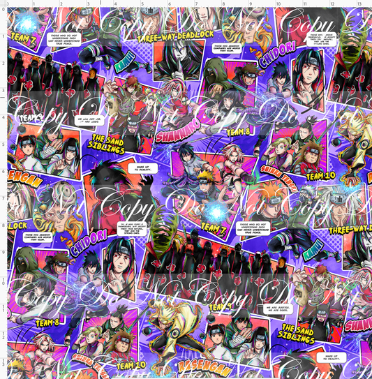 Storm Fox - Comic - Regular Scale - Purple