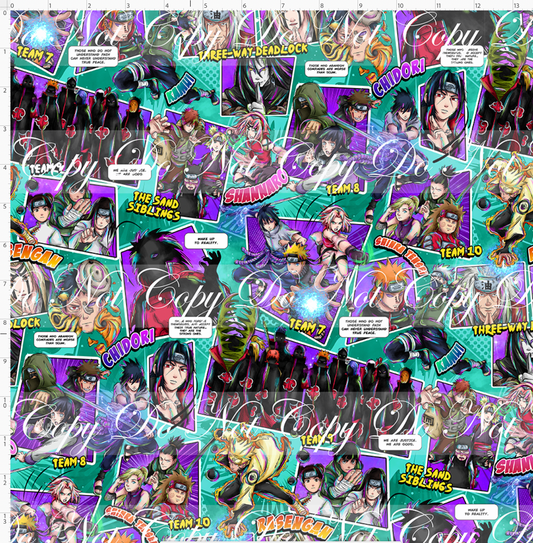 Storm Fox - Comic - Regular Scale - Teal