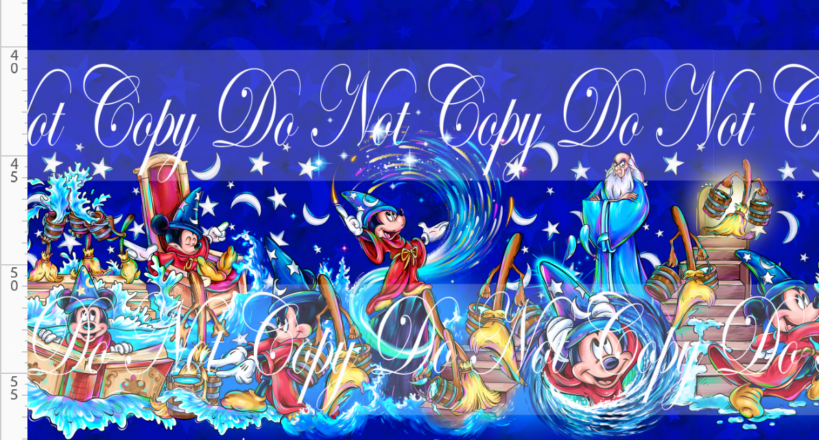 Symphony of Stars - Double Border - royal blue