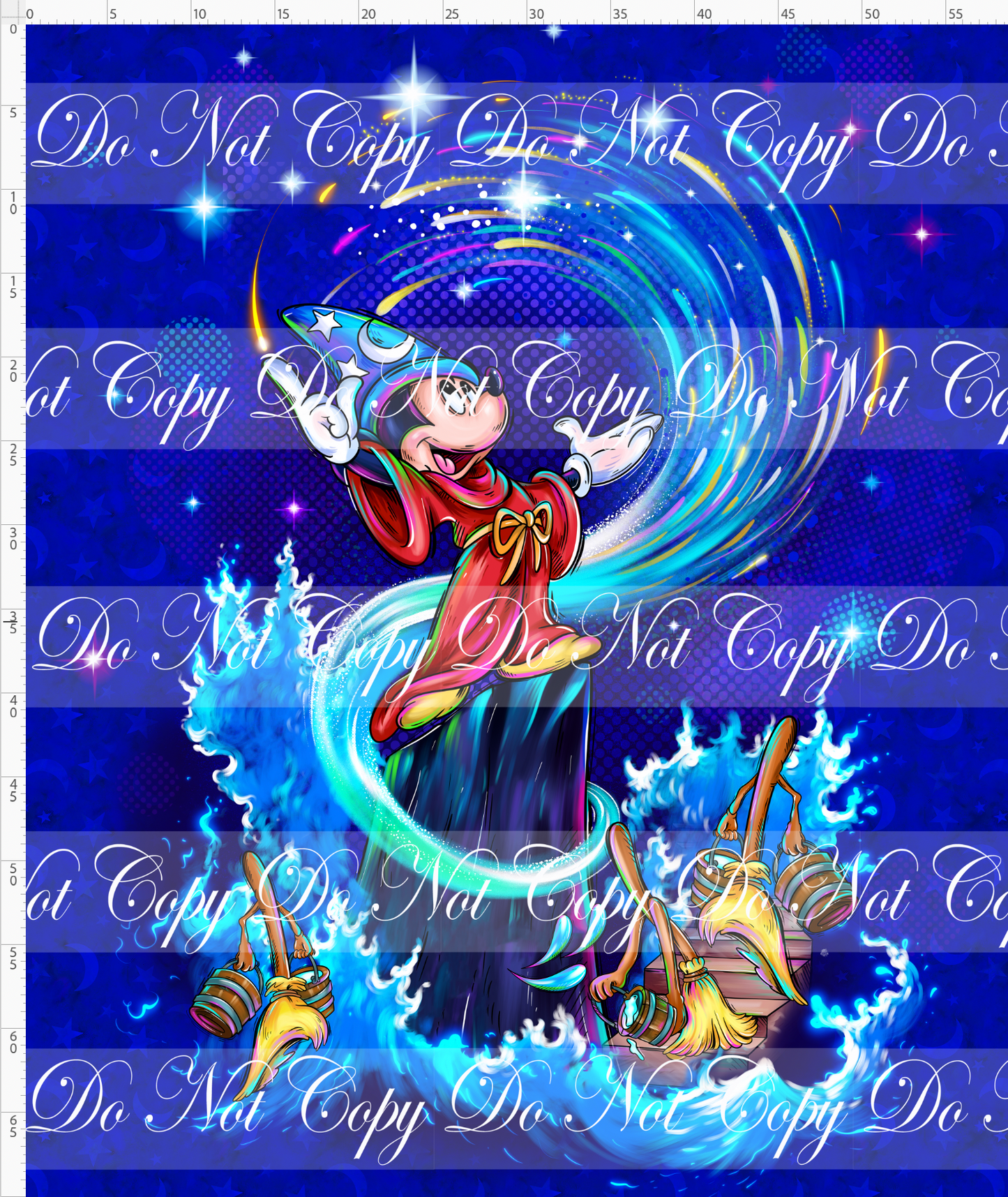 Symphony of Stars - Full Size Blanket Panel 58W x72H