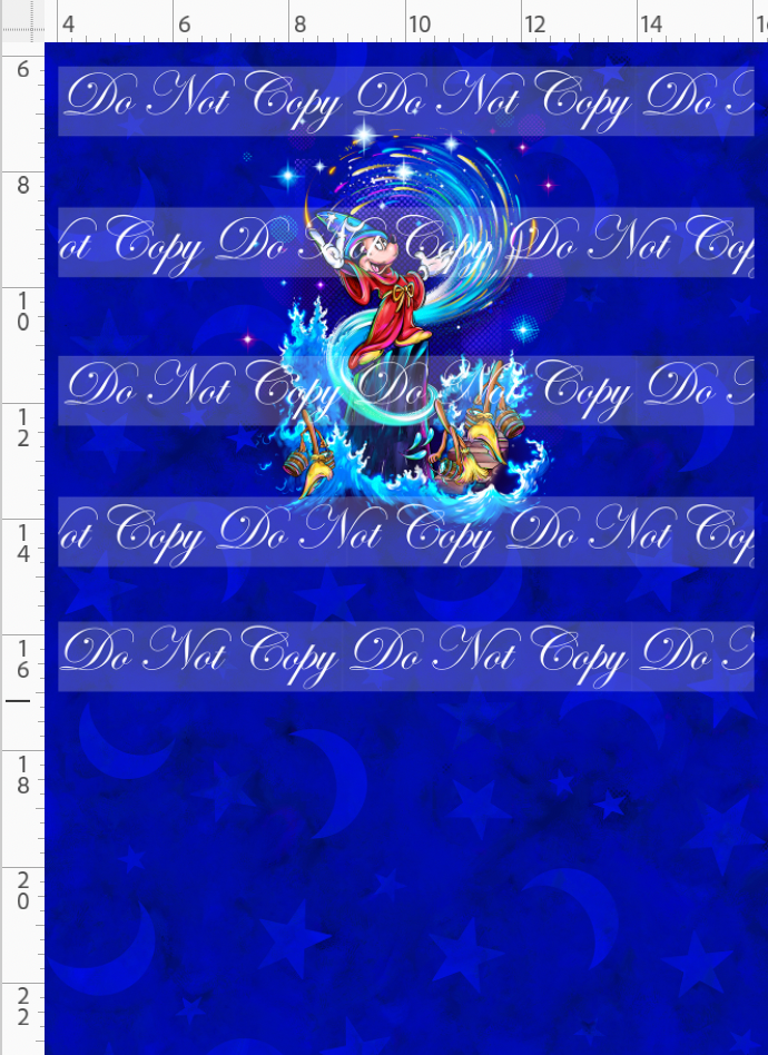 Symphony of Stars - panel - royal blue - child