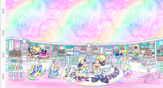 The Confectionery-double border-watercolor