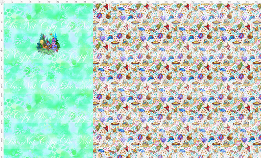 The GummiberryGang - Panel & Coordinate Rapport - CHILD - Teal
