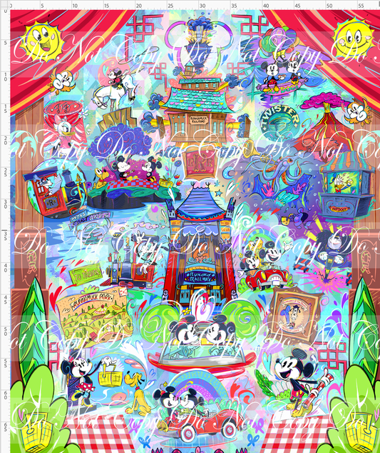 The mouse Express - Full Size Blanket Panel 58W x 72H