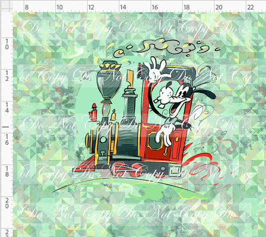 RETAIL LISTING: The mouse Express - Panel - goof - Vintage - ADULT