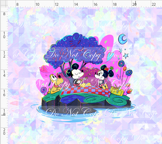 The mouse Express - Panel - mouse date - Pastel - ADULT