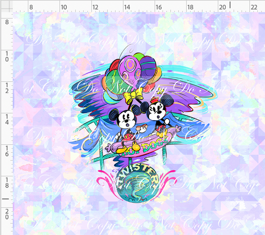 The mouse Express - Panel - twister - Pastel - ADULT