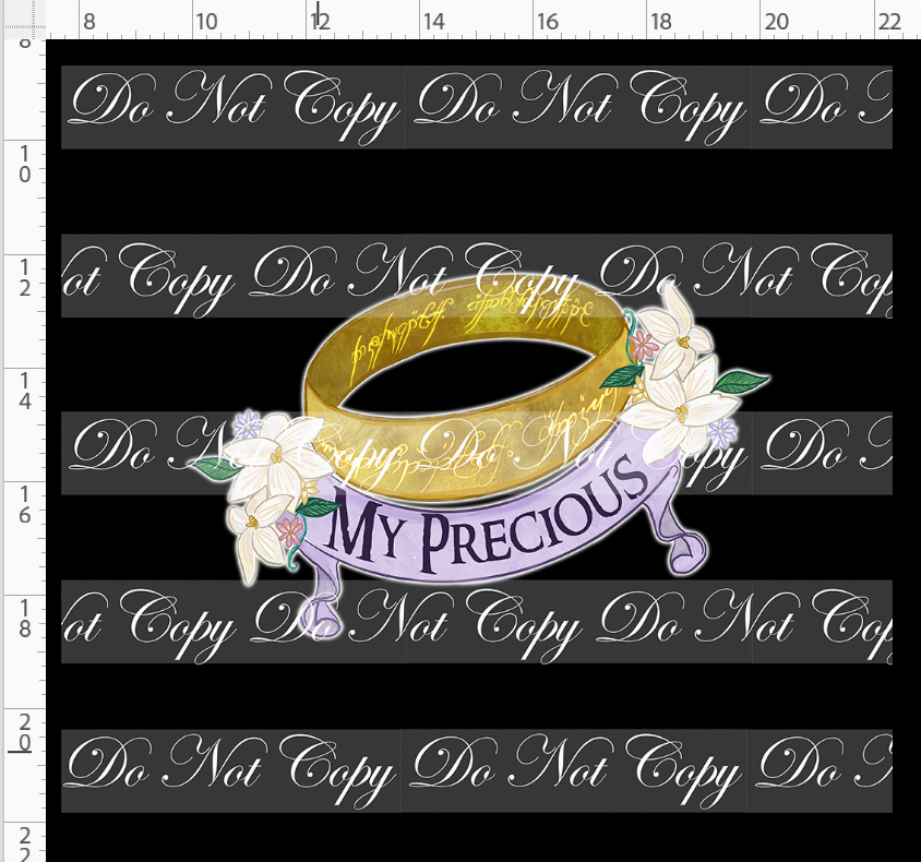 The shire-panel-my precious-black-adult