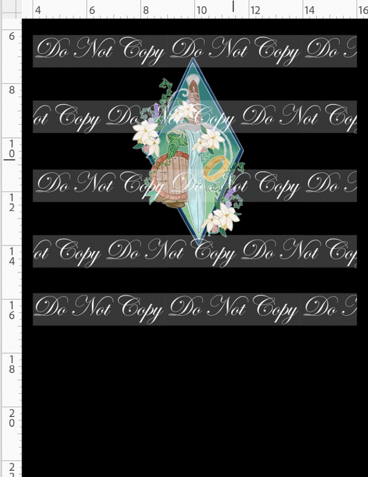 The shire-panel-sword door ring-black-child