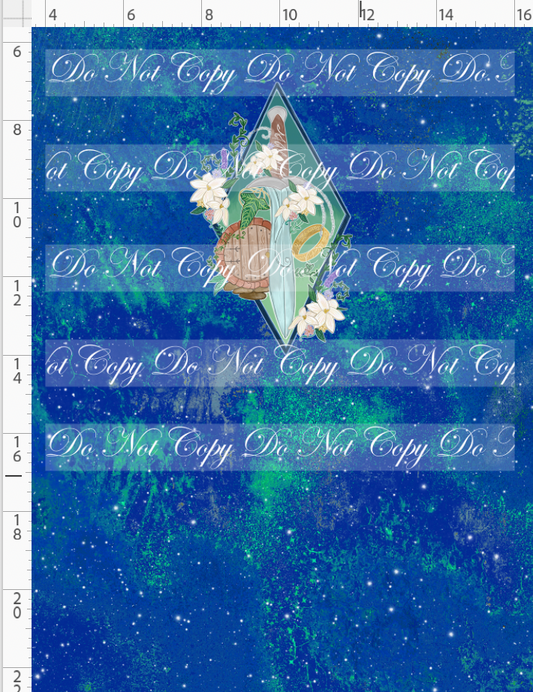 The shire-panel-sword door ring-blue-child