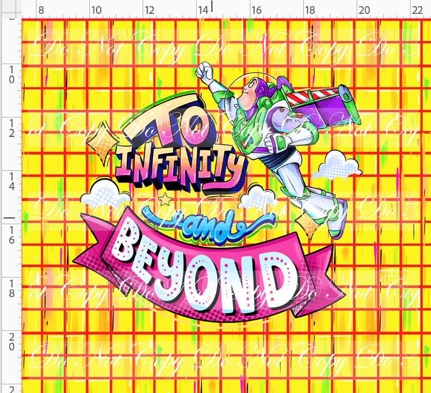 Toyland Tales - Panel - Infinity and Beyond - ADULT - PLAID