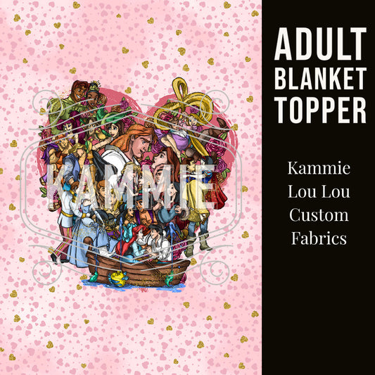 True Love - Full Size Blanket Panel 58W x 72H