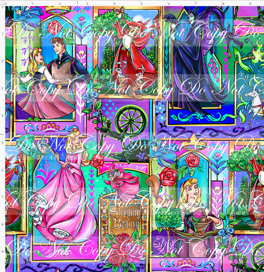 True Love's Kiss - stained glass window regular scale