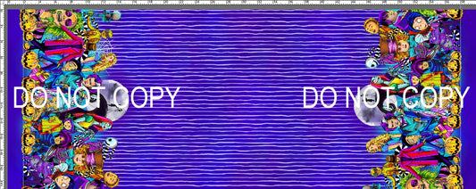 Twisted Icons - Main Design - Double Border - BLUE
