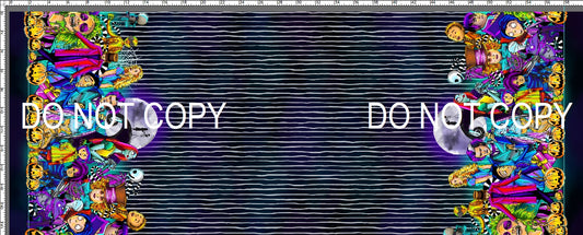 Twisted Icons - Main Design - Double Border - Black