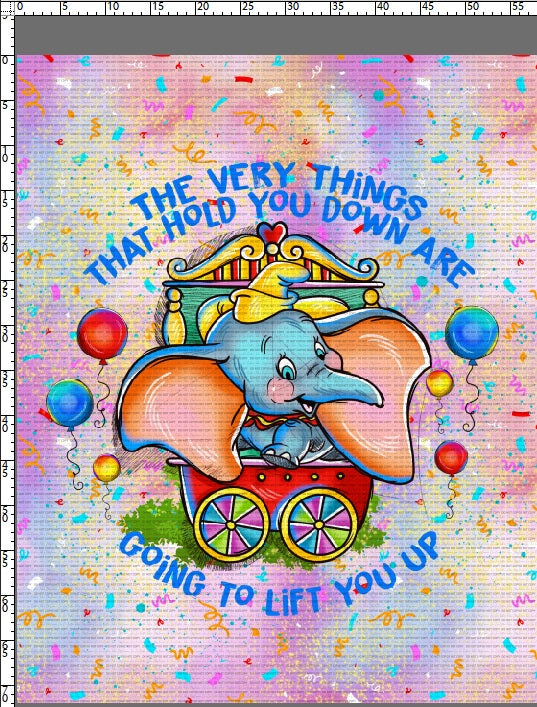 Under the Big Top - Full Size Blanket Panel 58W x 72H