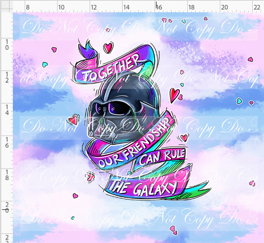 Valentine Star Doodles-Panel-Pink-Dark Rule-adult