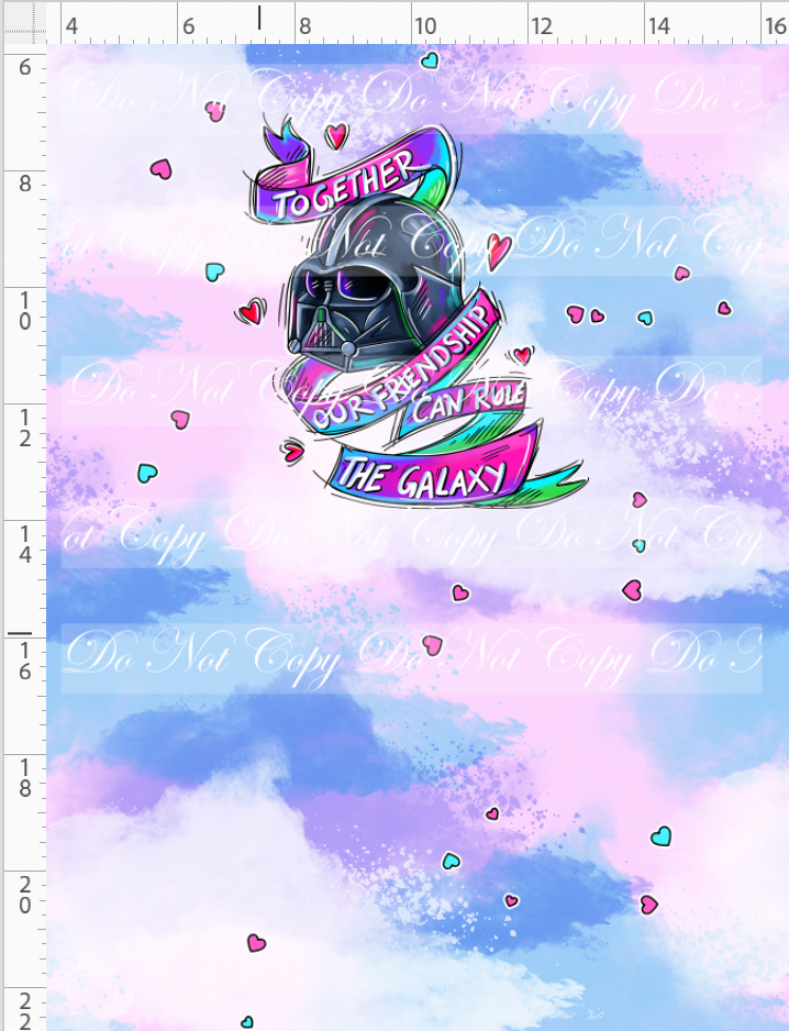 Valentine Star Doodles-Panel-Pink-Dark Rule-child
