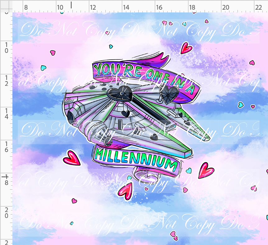 Valentine Star Doodles-Panel-Pink-Millenium-adult