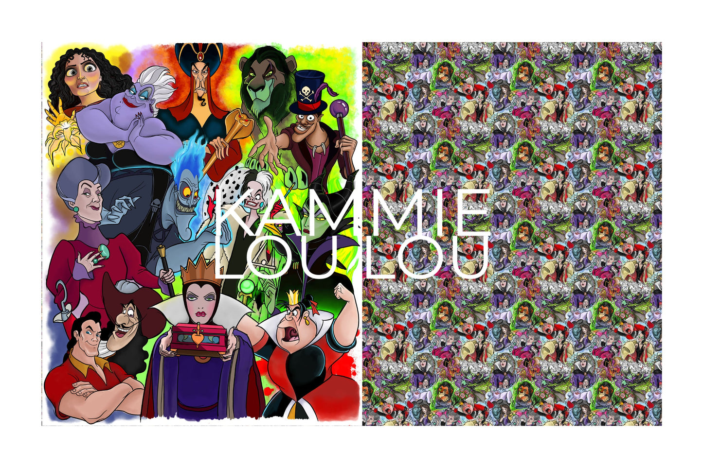 Villain Crew - Childrens Blanket Panel 58W x 36H