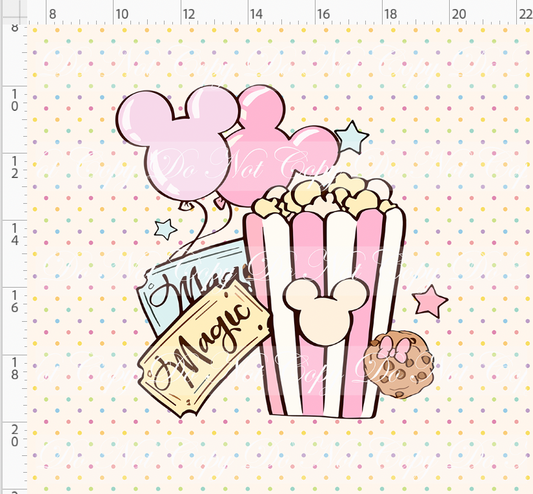 Vintage Confections - Panel - ADULT - Dots Background