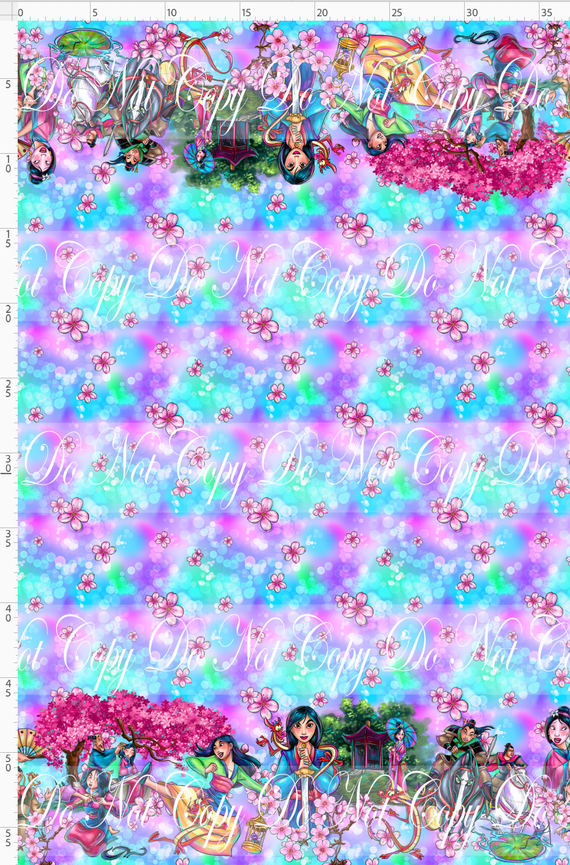 Warrior Princess - double border