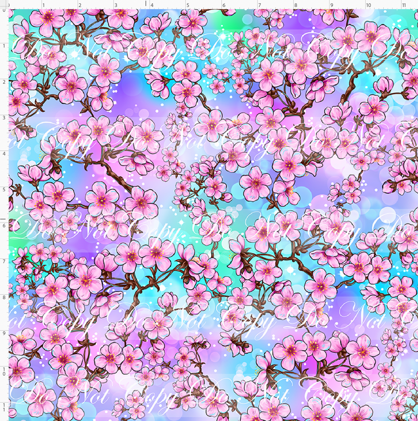 Warrior Princess - floral - Regular scale