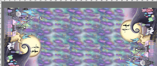 Whimsical Jack - Double Border - Bats Background