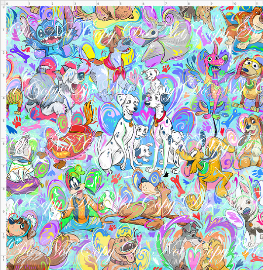 Who Let The Dogs Out - Main - blue - Regular Scale