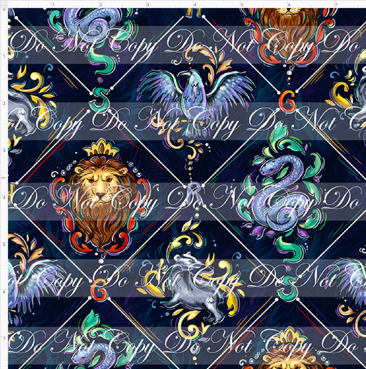 Wizard 626-House Diamond-Navy-Regular Scale