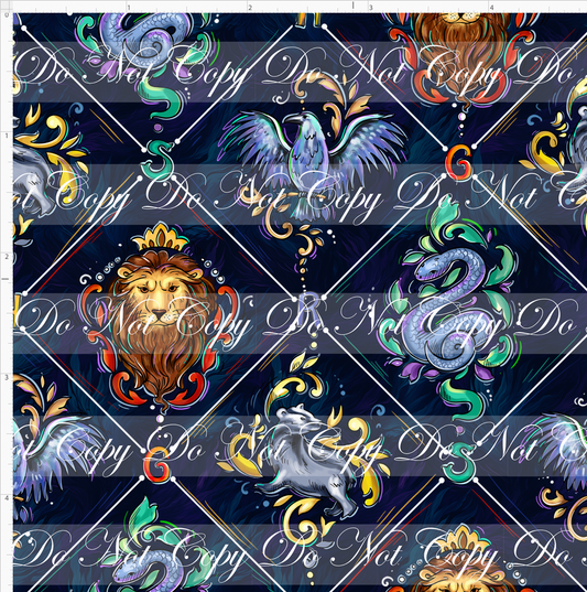 Wizard 626-House Diamond-Navy-Small Scale