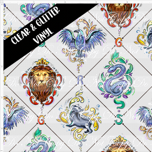 Wizard 626-House Diamond-Small scale -clear & glitter vinyl