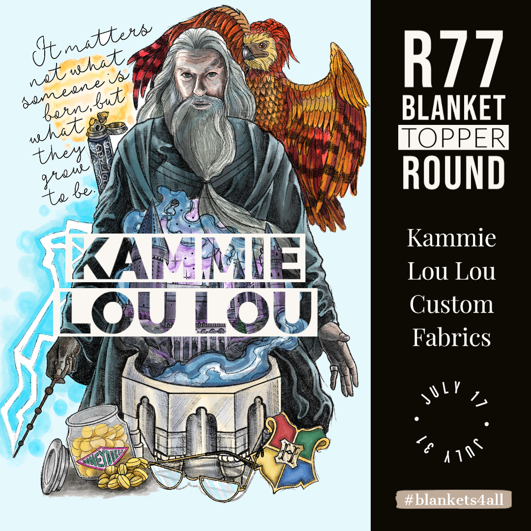 Wizard World - Dumble - Full Size Blanket Panel 58W x 72H