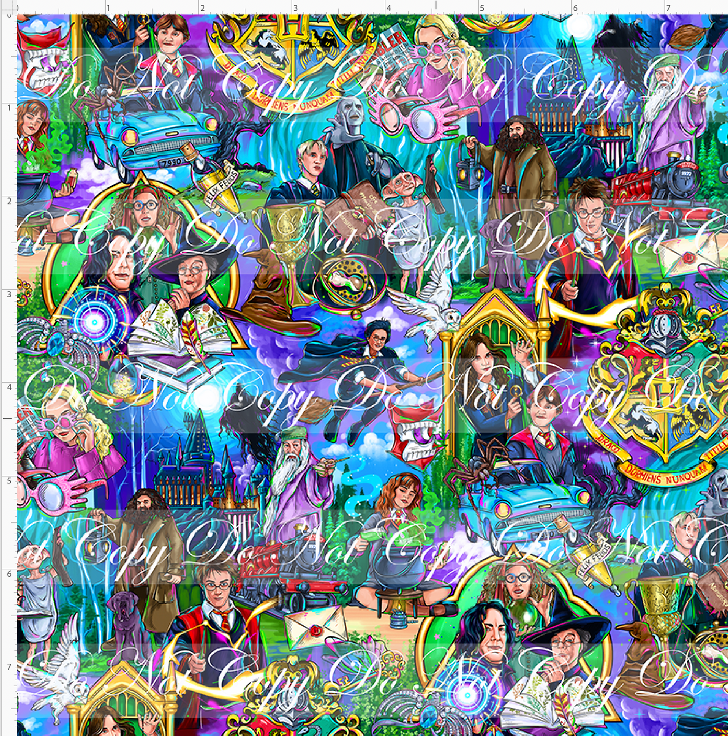 Wizards and Wonders - Main - blue purple - SMALL SCALE