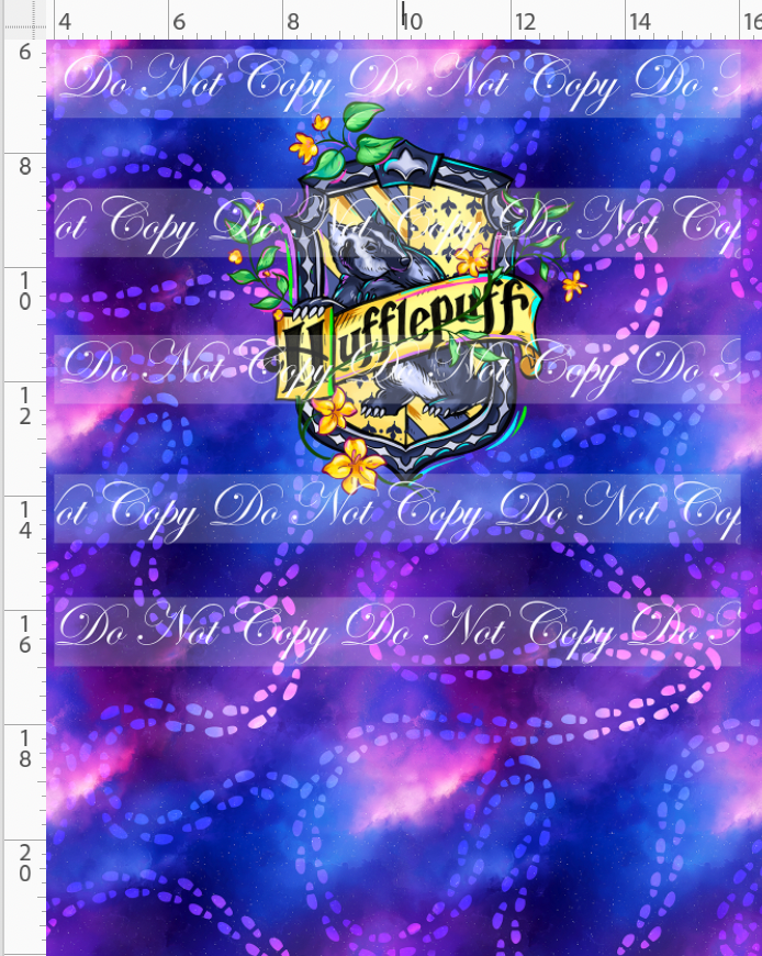 Wizards and Wonders - Panel - blue purple - Badger - CHILD