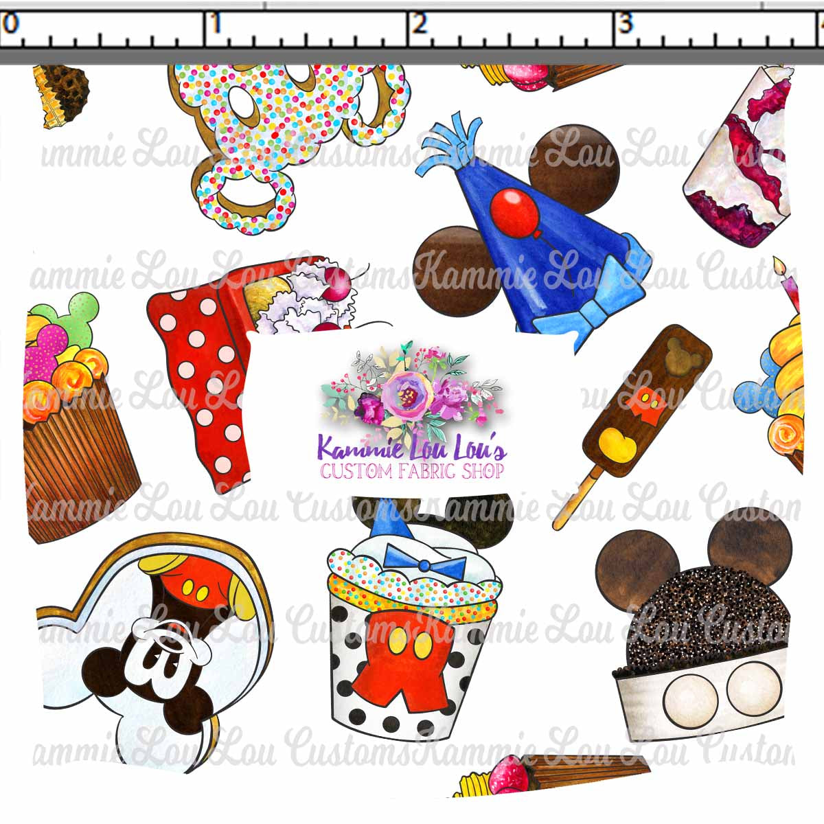 Birthday Bash - White Treats Toss - Small Scale