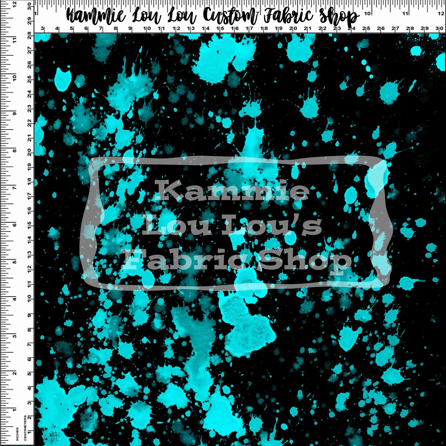 Endless Essentials: Paint Splatter - Aqua