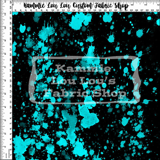 Endless Essentials: Paint Splatter - Aqua