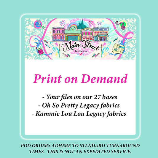 Print on Demand - Legacy Files - 18" ROLLS - Clear & Glitter PVC Options