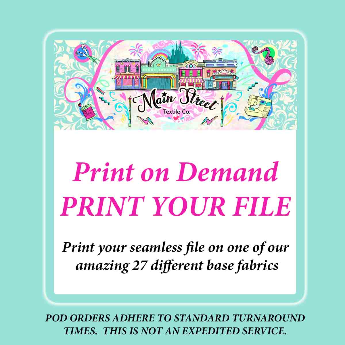 Print on Demand - Print your own file - Yardage