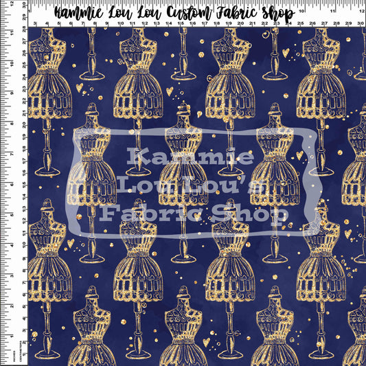 R119 Sew Magical - Navy Mannequins