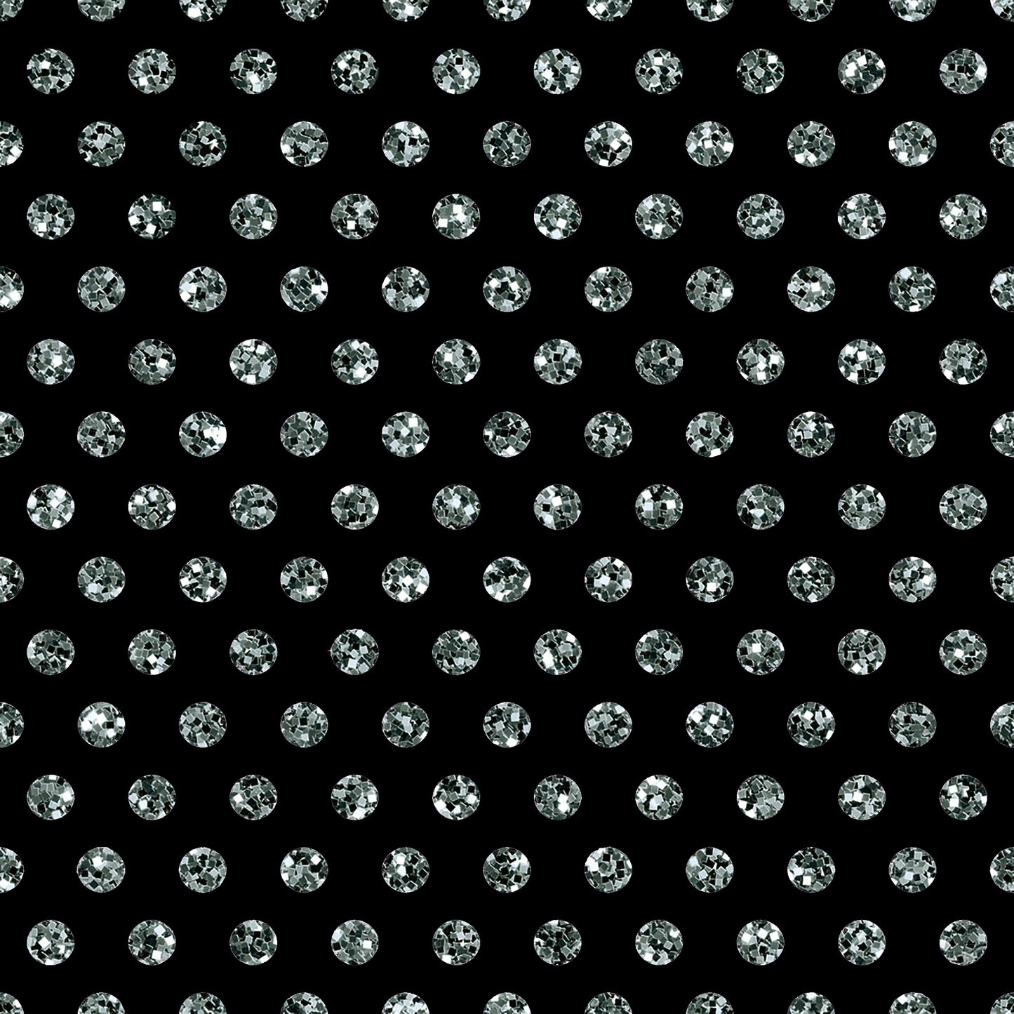 R119 Once Magical Friends - Black Glitter dots