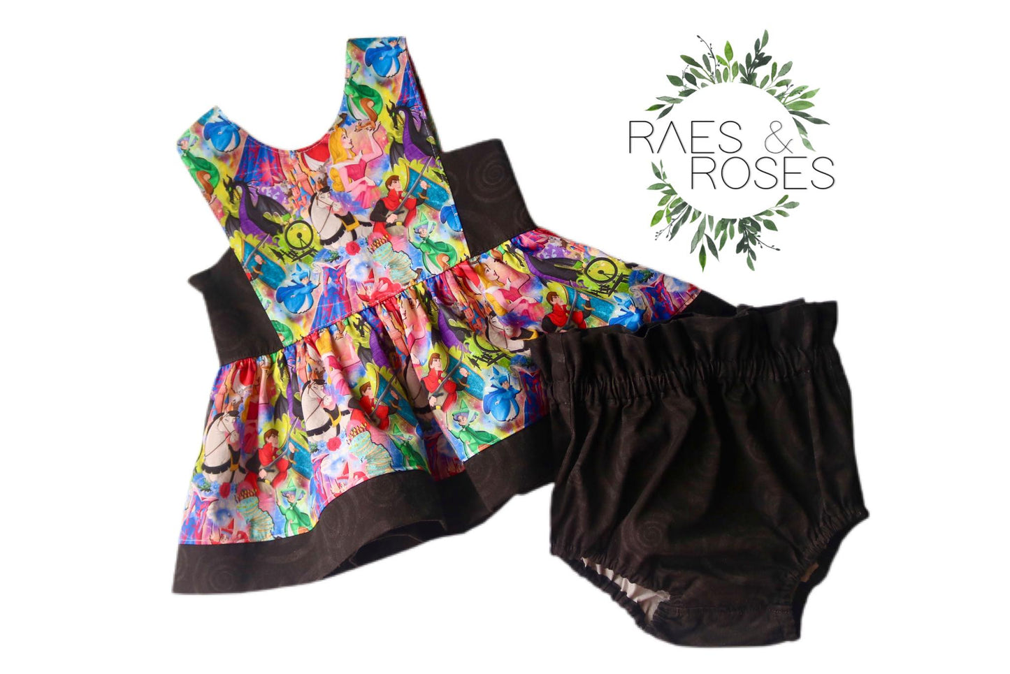 Sleep Beautiful Girl - Black Swirl