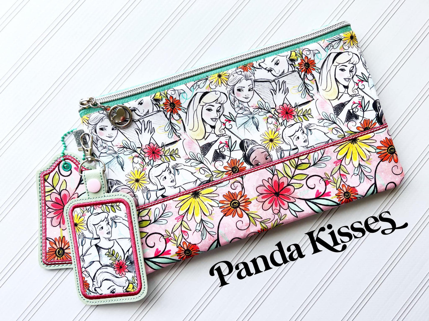 R117 - Princess Royal Sketch - Coral Floral Coordinate