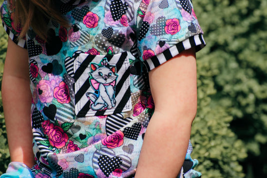 R120 - Ville De L'Amour - Hearts - Bias Stripes