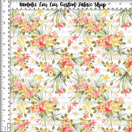 R107 Dare to Be Different - White Floral