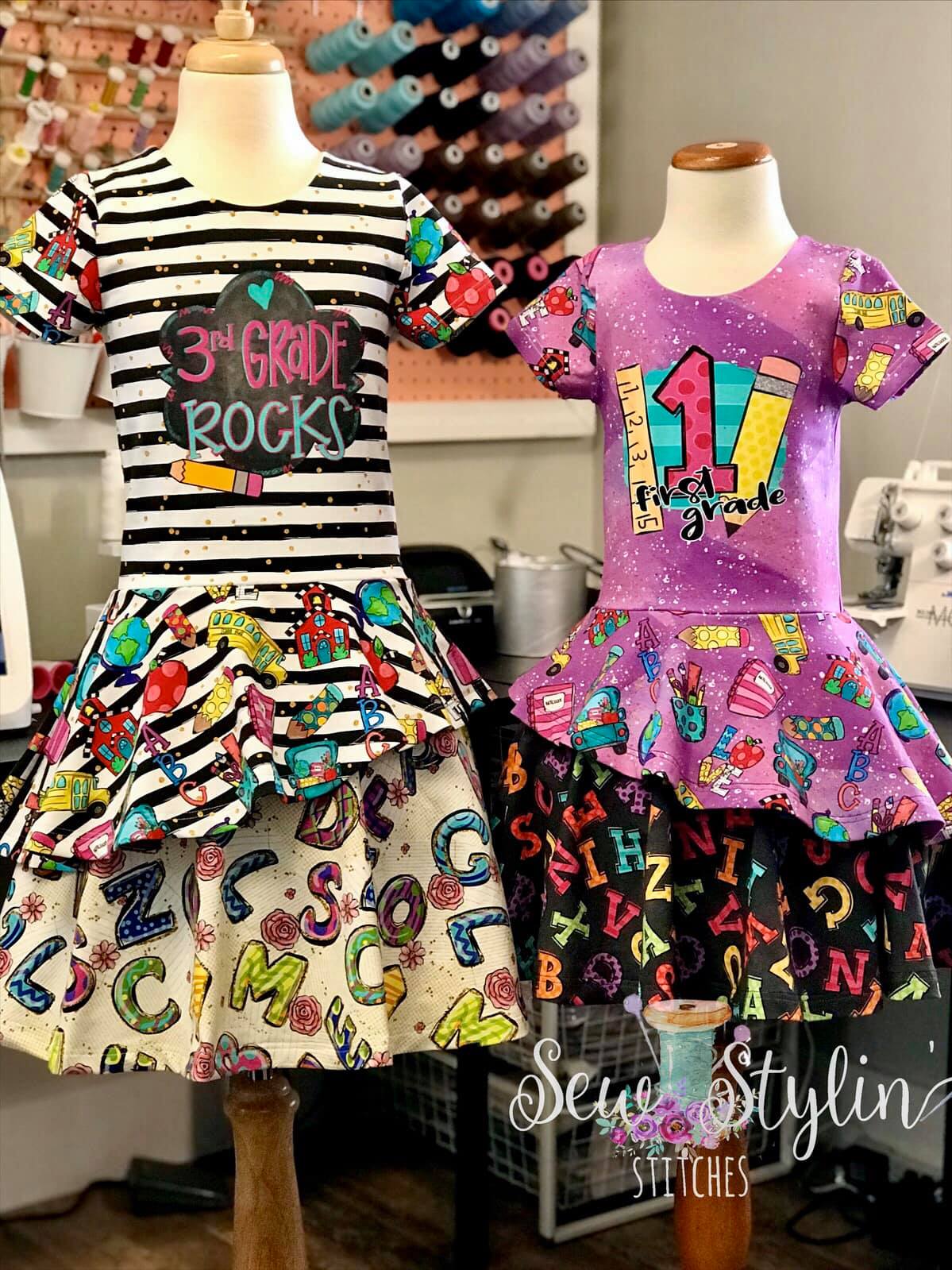 R117 : School Days - Blackboard Collection - Letter Toss Black